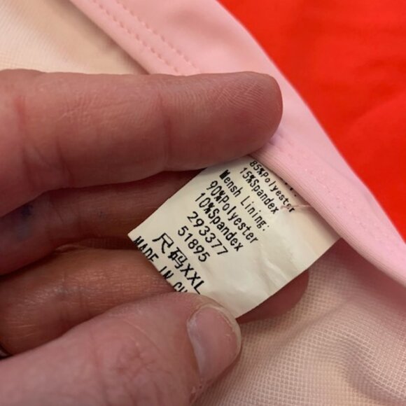 Red, Pink, and Orange High Waist Bikini - Picture 3 of 3